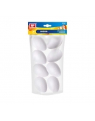 Polystyrene egg 6cm set 8pcs
