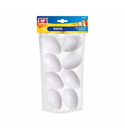 Αυγό από πολυστερίνη 6cm σετ 8pcs