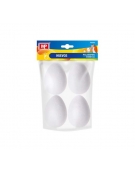 Polystyrene egg 7.5cm set 4pcs