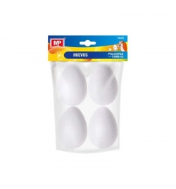 Αυγό από πολυστερίνη 7.5cm σετ 8pcs