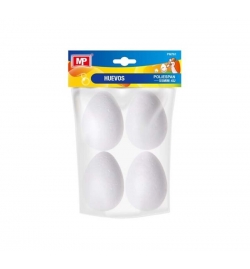 Αυγό από πολυστερίνη 7.5cm σετ 4pcs