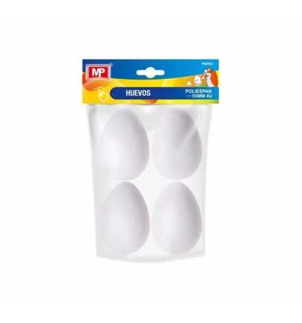 Polystyrene egg 7.5cm set 4pcs