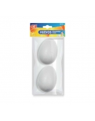 Polystyrene egg 10cm set 2pcs