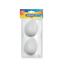 Polystyrene egg 10cm set 2pcs