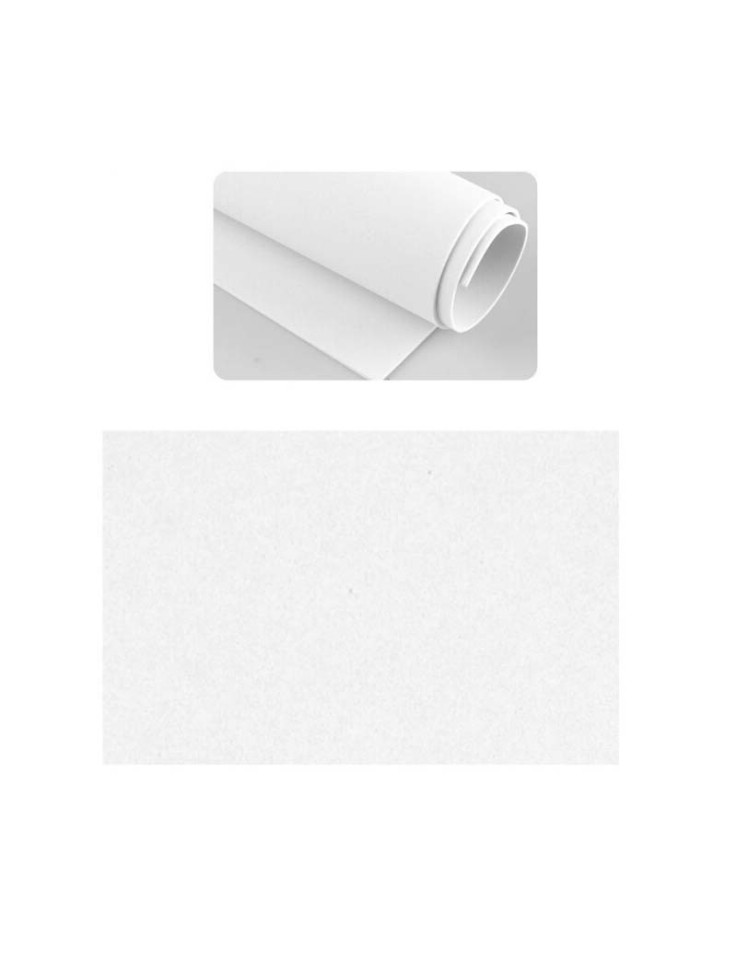 Αφρώδες υλικό (foam) 2mm 40x60cm Άσπρο