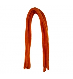 Pipe Cleaners 8mm 50cm Orange 10pcs