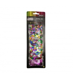 Sequins Confetti 6x5gr  Colored Flowers