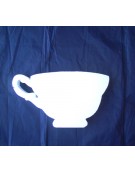 Polystyrene Tea Cup flat 20x11x3cm