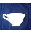 Polystyrene Tea Cup flat 20x11x3cm