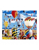 Painting by numbers & Diamond Mosaic on Canvas Set "Air Balloon"