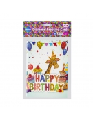 Diamond Greeting Cards 13x18cm Giraffe/Elephant