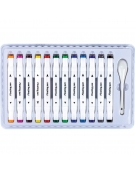 Dual-tip Magical Floating Ink Markers 12 colours