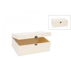 Wooden Treasure Box 30x20x12cm
