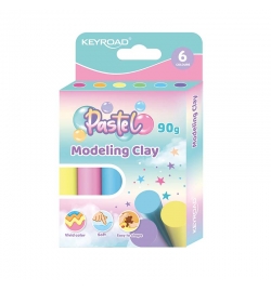 Set 6 pastel Colors Modeling Clay Sticks - Keyroad