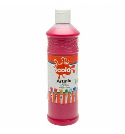 Μπογιά Tempera Artmix 600ml - Κόκκινο (Crimson)