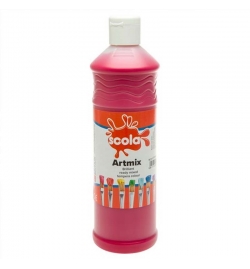 Μπογιά Tempera Artmix 600ml - Κόκκινο (Magenta)