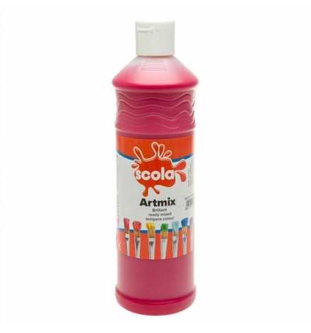 Μπογιά Tempera Artmix 600ml - Κόκκινο (Magenta)