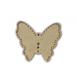 Wooden Shaped Butterfly 11.6x10.4cm