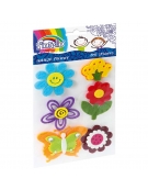 Felt Stickers Flowers