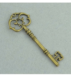 Metallic Key 83x31mm 1piece