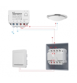 Wifi Smart διακόπτης S-MATE 16A Sonoff