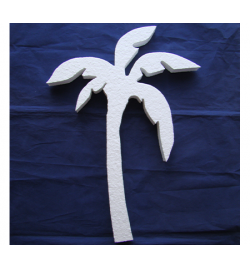 Polystyrene Palm Tree flat 36x48x3cm