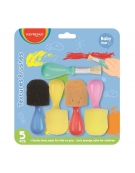 Sponge Texture Brushes Set 5pcs Keyroad