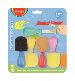 Sponge Texture Brushes Set 5pcs Keyroad