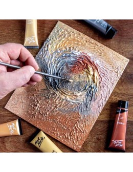 Paints Acrylic Gold & Silver Set 12pcs x 36ml - Mont Marte