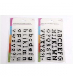 Set of Alphabet Stamps 20mm (Capital or lower case)