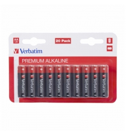 Μπαταρίες Αλκαλικές AA (LR6 1.5V)  20pcs - Verbatim