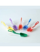 Plastic Rainbow Tongs Set 6pcs