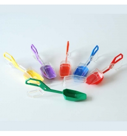 Plastic Rainbow Tongs Set 6pcs