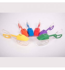 Plastic Rainbow Tongs Set 6pcs