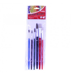 Paint Brush Set 6pcs Artist - Foska