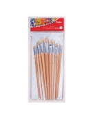 Paint Brush set 12pcs Flat 579 (1-12)