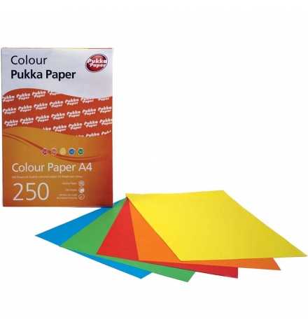A4 Copy Paper 80gsm Rainbow Colored 250pcs - Pukka