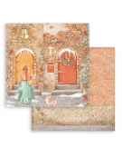 Scrapbooking paper Set 10pcs "All Around Christmas" - Stamperia