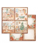 Scrapbooking paper Set 10pcs "All Around Christmas" - Stamperia