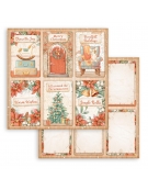 Scrapbooking paper Set 10pcs "All Around Christmas" - Stamperia