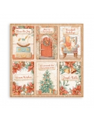 Scrapbooking paper Set 10pcs "All Around Christmas" - Stamperia