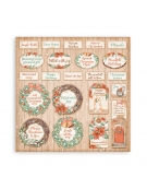 10 Χαρτιά Scrapbooking "All Around Christmas" - Stamperia