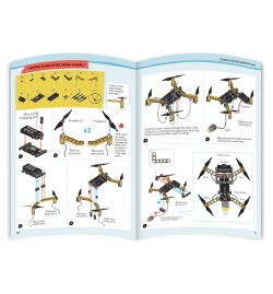 Robotics Smart Machines - 5-In-1 Buildable Drone With HD Camera