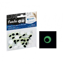 SelfAdhesive Wiggle Eyes Fluorescent 12mm 50pcs