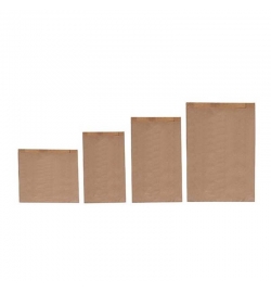 Paper Kraft Bag 21x22cm Brown 100pcs