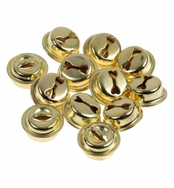 Κουδουνάκια 15mm Χρυσό 25pcs