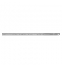 Metallic Ruler 60cm - Steinless Steel