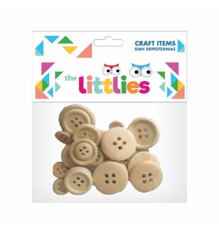 Wooden Buttons 24pcs