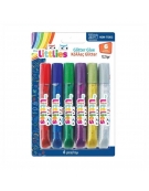 Glitter Glue Mix Set 6pcs - The Littlies