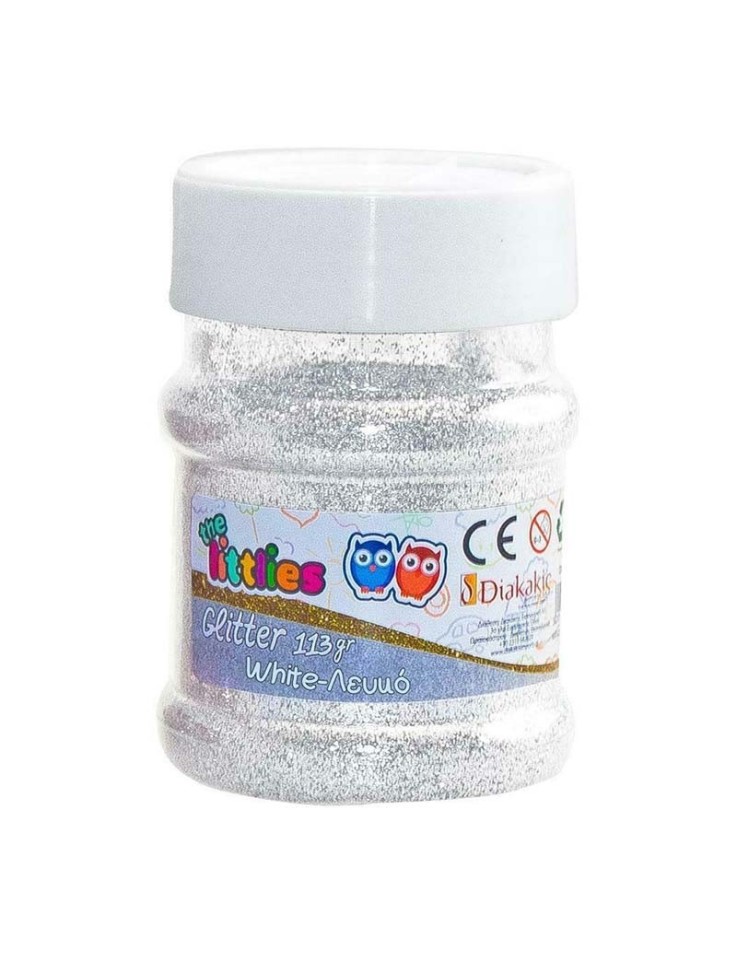 Σκόνη Glitter 4OZ (113gr) - Άσπρο